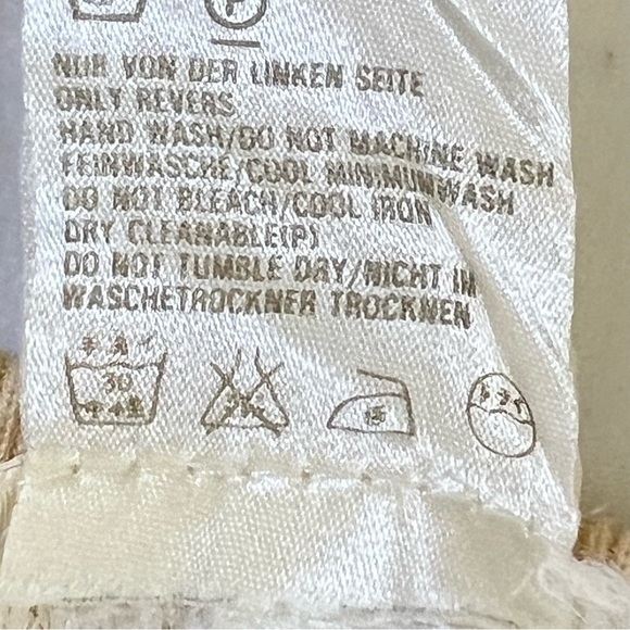 Escada Cotton Knit Buttery Yellow & White Polka Dot Pull On Skirt EU Size 36=S - Picture 10 of 13